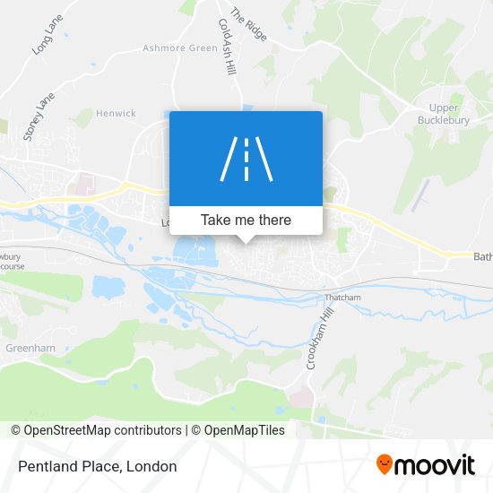 Pentland Place map
