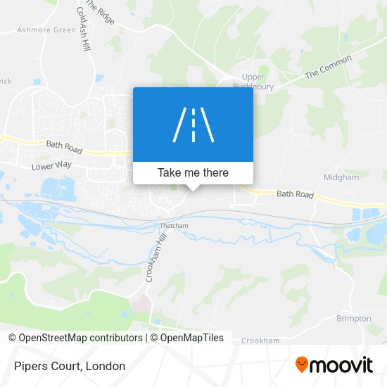 Pipers Court map