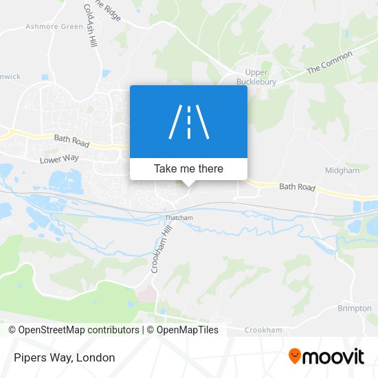 Pipers Way map