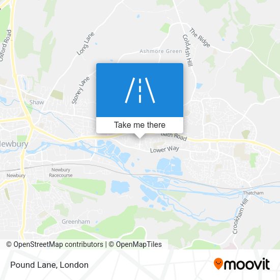 Pound Lane map