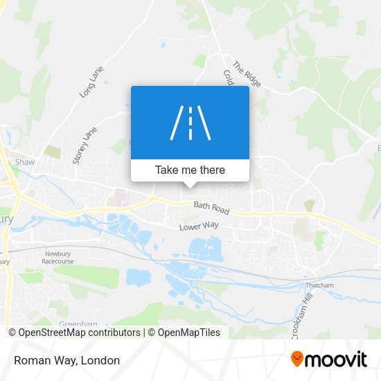 Roman Way map