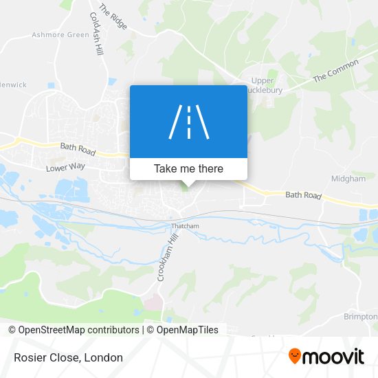 Rosier Close map