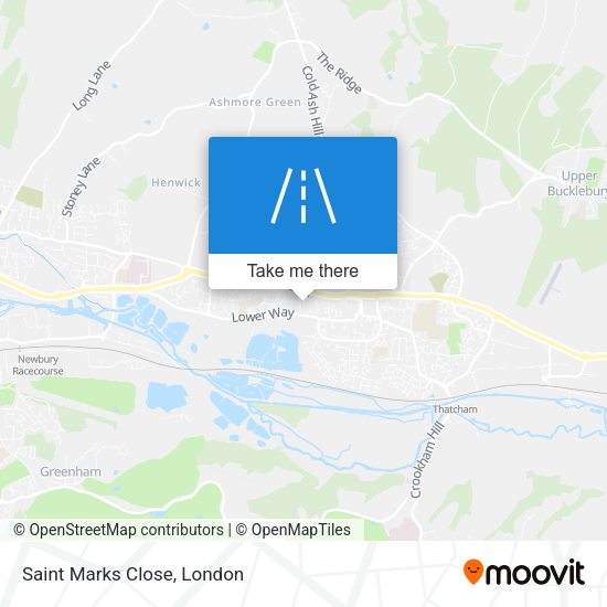 Saint Marks Close map