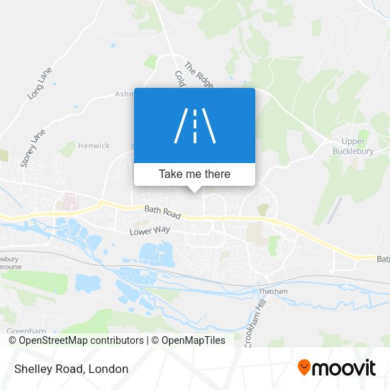 Shelley Road map