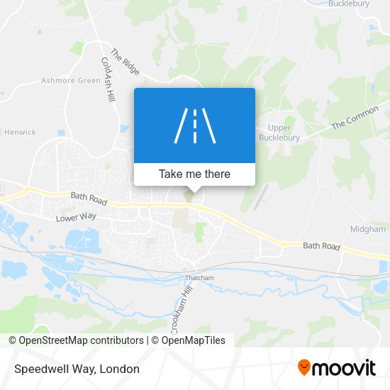 Speedwell Way map