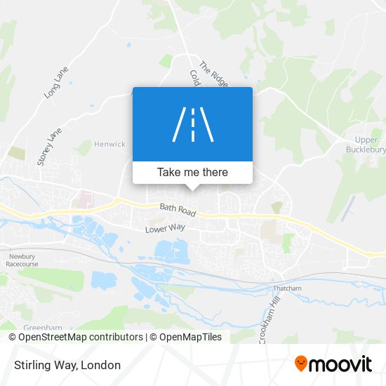 Stirling Way map