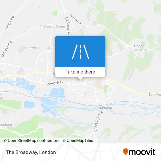 The Broadway map