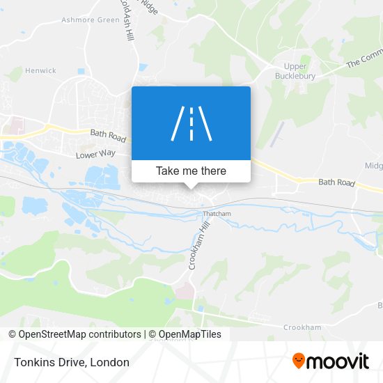 Tonkins Drive map