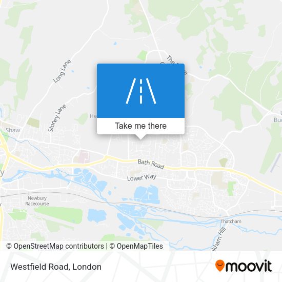 Westfield Road map