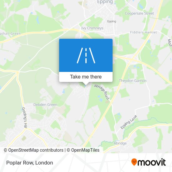 Poplar Row map