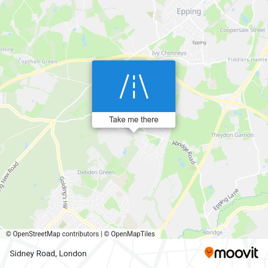 Sidney Road map