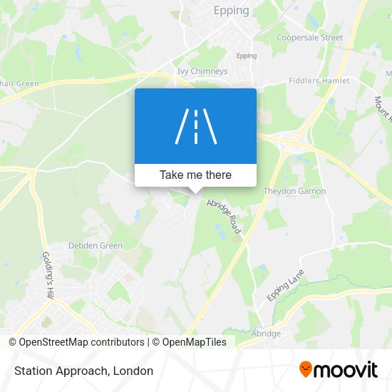 Station Approach map