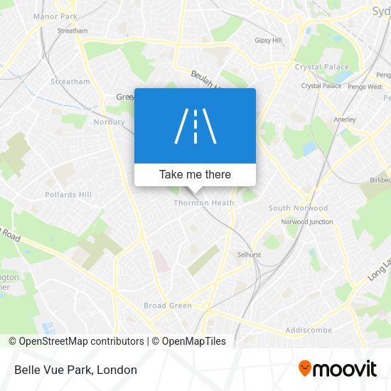 Belle Vue Park map
