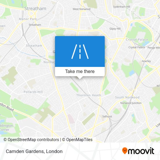 Camden Gardens map