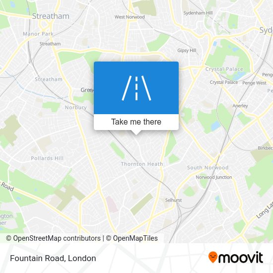 Fountain Road map