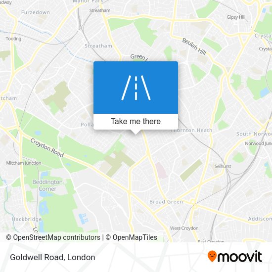 Goldwell Road map