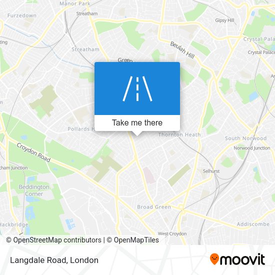 Langdale Road map