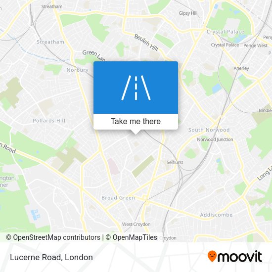 Lucerne Road map