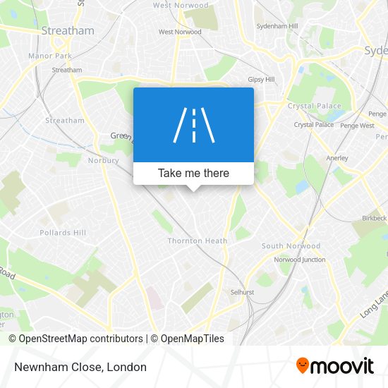 Newnham Close map