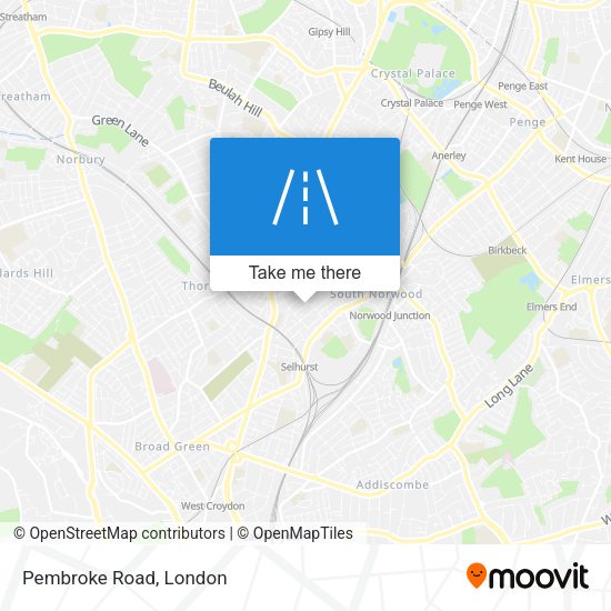 Pembroke Road map