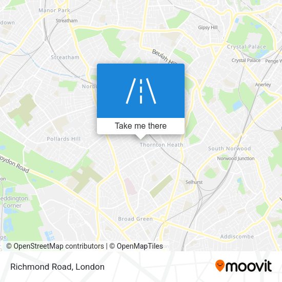 Richmond Road map