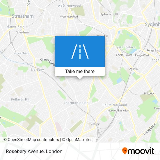 Rosebery Avenue map