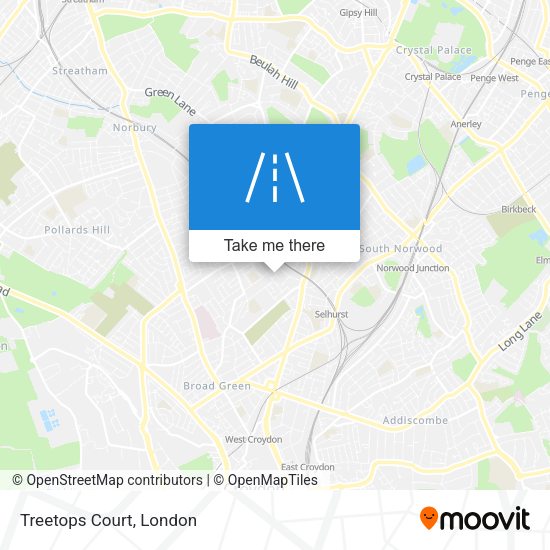 Treetops Court map