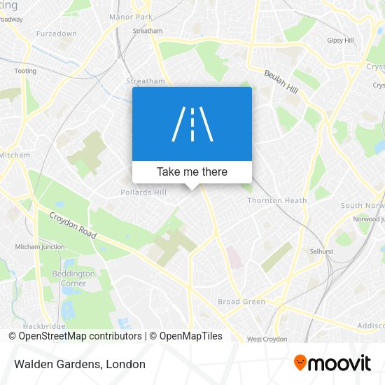 Walden Gardens map