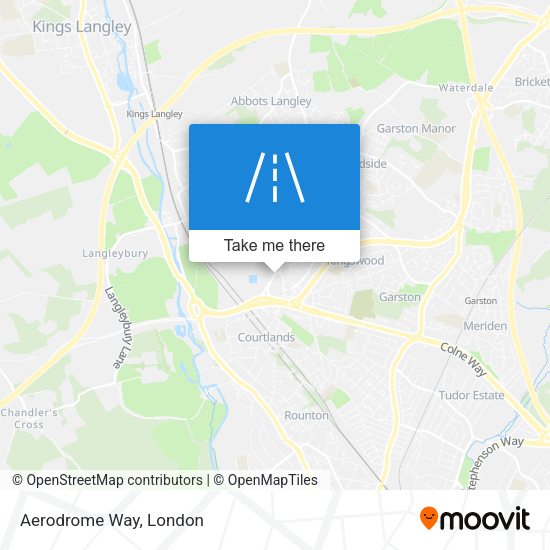 Aerodrome Way map