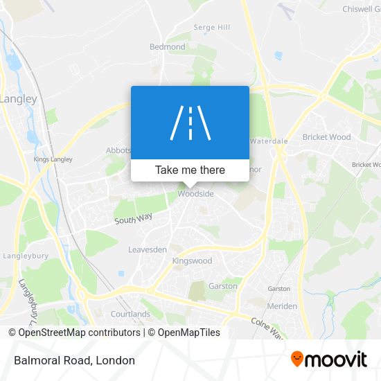 Balmoral Road map