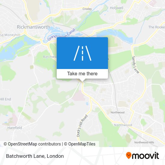 Batchworth Lane map