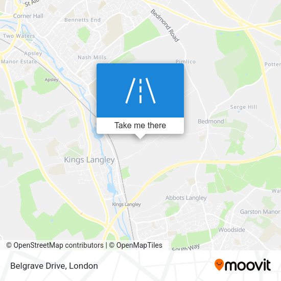 Belgrave Drive map