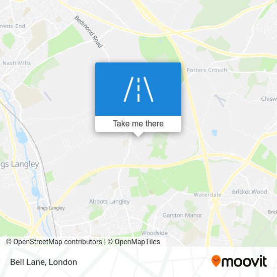Bell Lane map