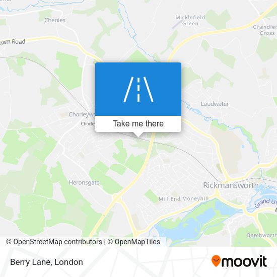 Berry Lane map