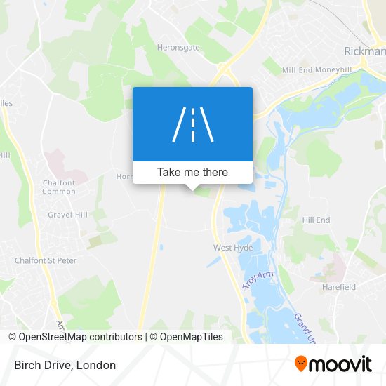 Birch Drive map