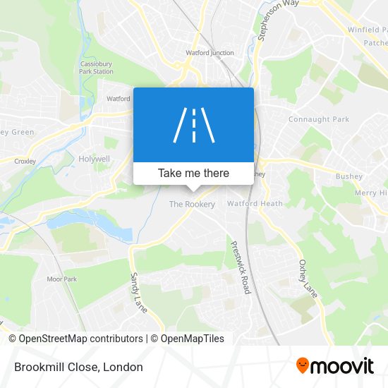 Brookmill Close map