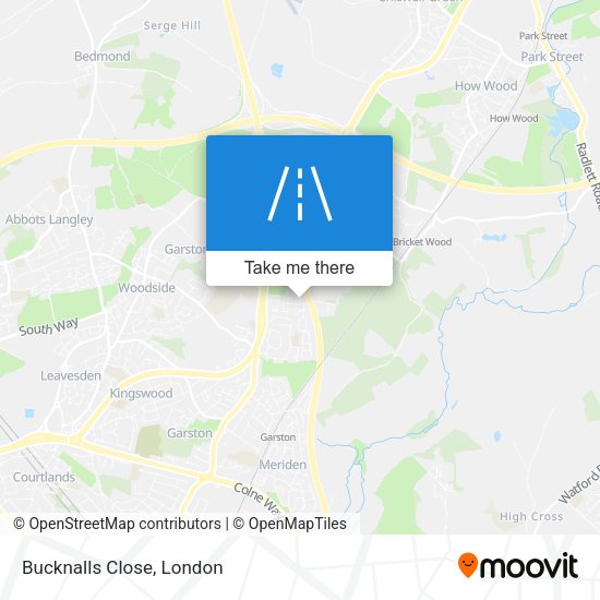 Bucknalls Close map