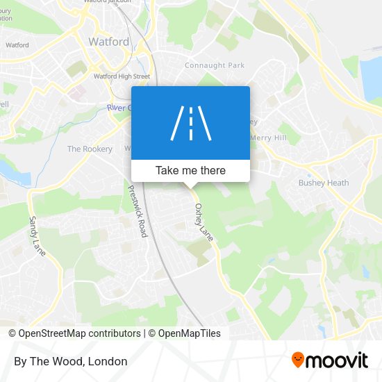 By The Wood map