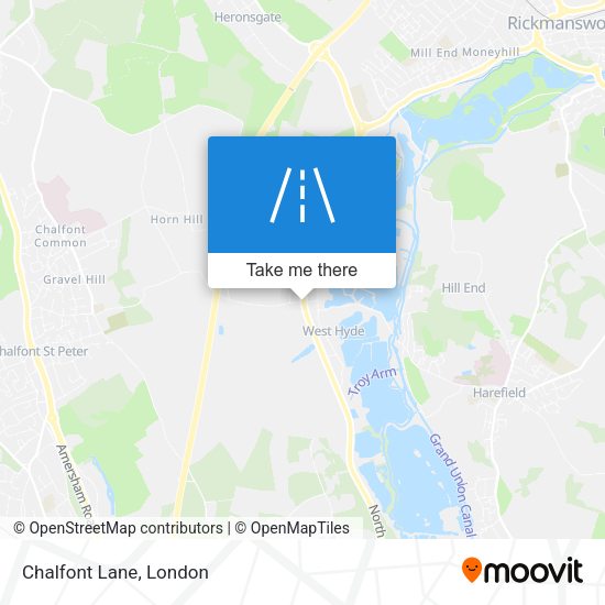 Chalfont Lane map