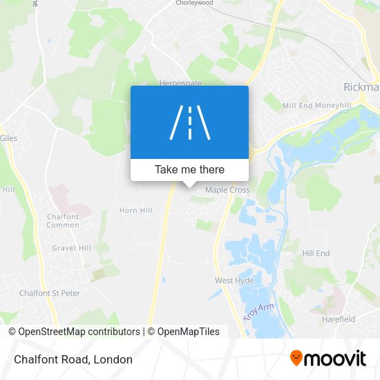 Chalfont Road map
