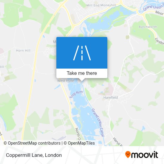 Coppermill Lane map
