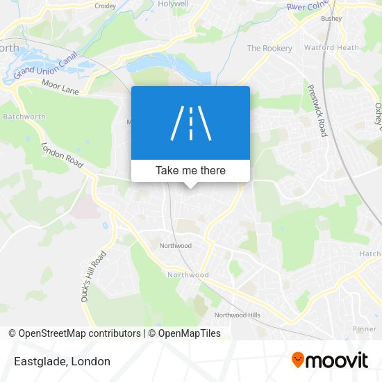Eastglade map