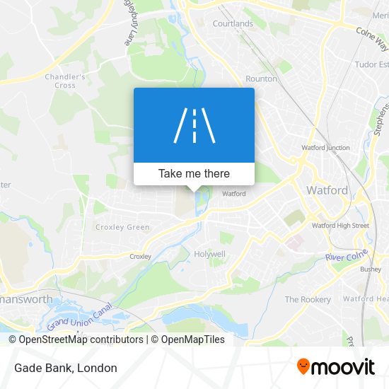 Gade Bank map