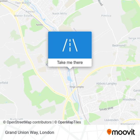 Grand Union Way map