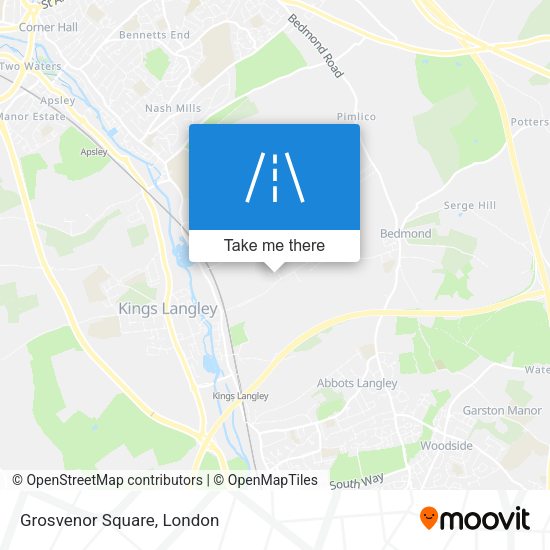 Grosvenor Square map