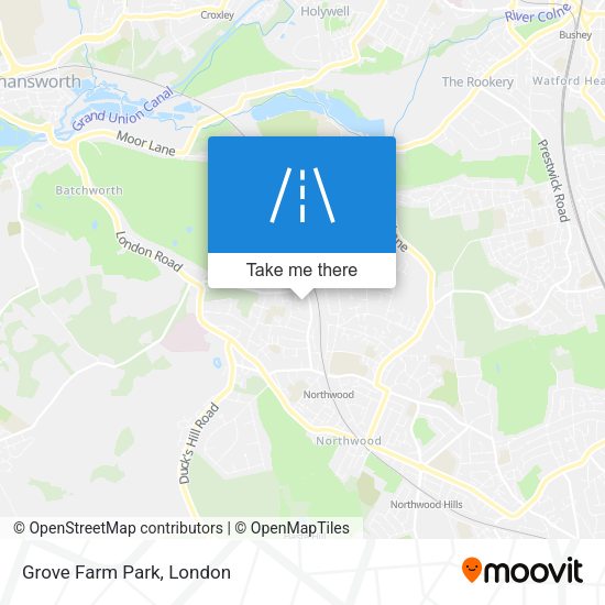 Grove Farm Park map