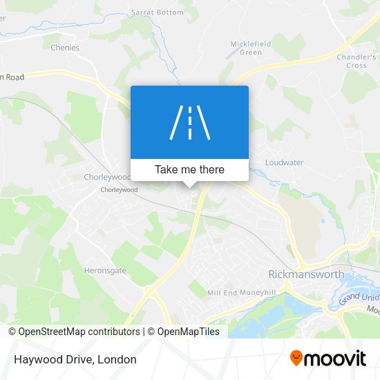 Haywood Drive map
