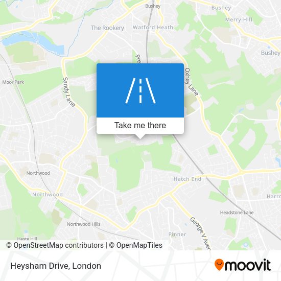 Heysham Drive map