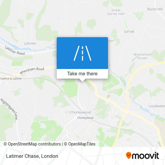 Latimer Chase map