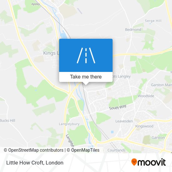Little How Croft map